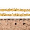 Transparent Glass Beads Strands GLAA-N018-3mm-22-2