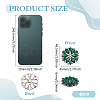 4Pcs Iron Glass Cabochons FIND-FG0004-86A-2