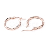 304 Stainless Steel Hoop Earrings STAS-TAC0001-11B-RG-2