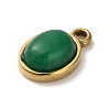Natural Green Onyx Agate(Dyed & Heated) Pendants STAS-R009-04G-04-2
