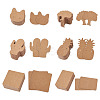 Cactus & Cat & Pineapple & Tree & Square & Rectangle Shape Earring Display Cards EDIS-TA0001-001-3