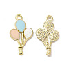Alloy Enamel Pendants ENAM-B050-10G-2