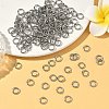 Tarnish Resistant 304 Stainless Steel Open Jump Rings STAS-E067-09-8mm-5