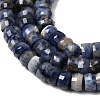 Natural Sodalite Heishi Beads Strands G-A299-A20-01-4