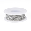 Tarnish Resistant 304 Stainless Steel Curb Chains CHS-G011-03P-01-2