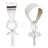20Pcs 925 Sterling Silver Pendant Bails STER-BBC0001-61-1