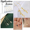 16Pcs Rack Plating Brass Stud Earring Findings KK-BBC0009-79-4