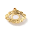 Brass Micro Pave Cubic Zirconia Pendants KK-B059-44G-D-2