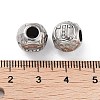 304 Stainless Steel Rhinestone European Beads STAS-A092-10I-P-3