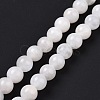 Natural Rainbow Moonstone Round Beads Strands G-P088-57-6mm-1