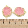 Rack Plating Brass Micro Pave Cubic Zirconia Link KK-M291-25C-3