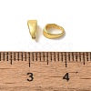Rack Plating Brass Snap on Bails KK-F873-34G-3