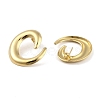 Left and Right Ion Plating(IP) 304 Stainless Steel Stud Earrings for Women EJEW-B050-03G-2