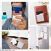 CHGCRAFT 8Pcs 4 Style Sublimation Imitation Leather Phone Card Holder AJEW-CA0003-83-5