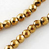 Non-magnetic Synthetic Hematite Beads Strands G-Q890-3mm-3-2