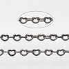 Brass Heart Link Chains CHC-T008-03B-01-1