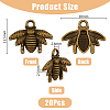 Tibetan Style Alloy Pendants Sets TIBEP-DC0001-08-2