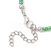 3MM Gradient Color Glass Seed Beaded Choker Necklaces for Women NJEW-JN05875-5
