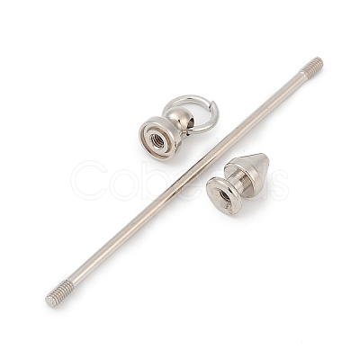 Alloy Bar Beadable Keychain for Jewelry Making DIY Crafts KEYC-A015-01P-1