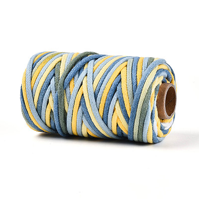 Segment Dyed Polycotton Macrame Cord OCOR-T017-03C-1