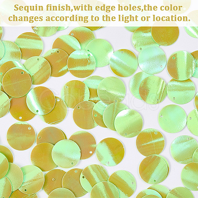 PVC Sequin Pendants KY-WH0083-009E-1