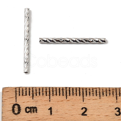 Brass Tube Beads KK-P327-02P-1