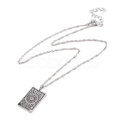 Alloy Pendant Necklaces NJEW-I241-02ASP-02-1