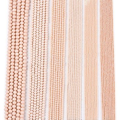 Opaque Solid Color Imitation Jade Glass Beads Strands LS-EGLA-A044-P1mm-D05-1