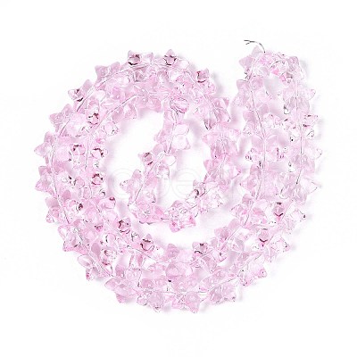 Baking Paint Glass Beads Strands DGLA-N017-01C-1