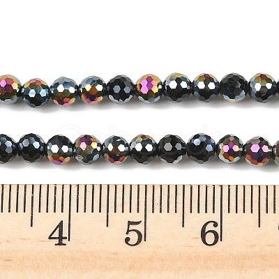 Electroplate Transparent Glass Beads EGLA-B013-02A-FR13-1