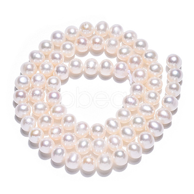 Natural Cultured Freshwater Pearl Beads Strands PEAR-N016-05A-1