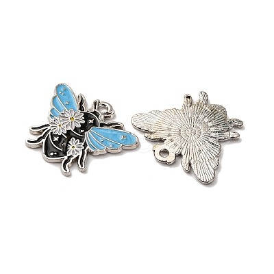 Alloy Enamel Pendants FIND-H051-01A-P-1