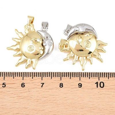 Brass Pendants KK-C169-01B-1