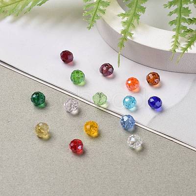 Electroplate Glass Beads EGLA-JP0002-02C-6mm-1