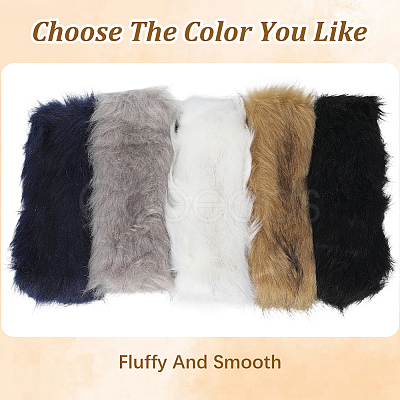 1Pc Faux Fur Fiber Yarn Warmer Headbands COHT-CY0001-01E-1