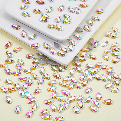 150Pcs Sew on Rhinestone EGLA-HS0001-01-1