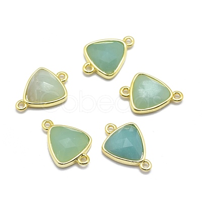 Natural Amazonite Links connectors G-O177-16I-G-1