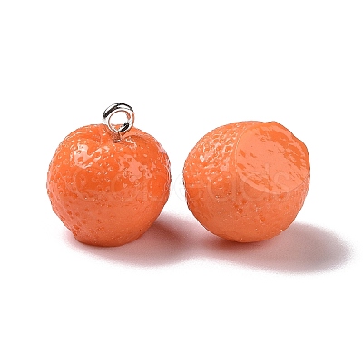 Cute Opaque Resin Pendants LS-RESI-L037-13A-1