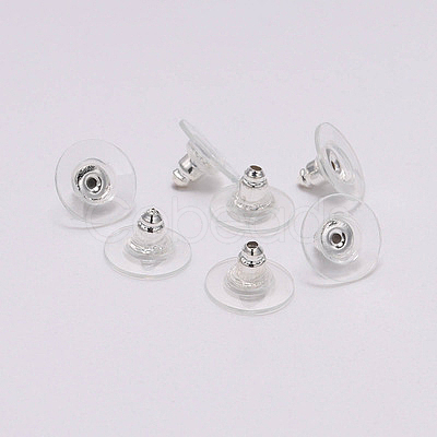 Iron Bullet Clutch Earring Backs IFIN-CJC0004-04S-1