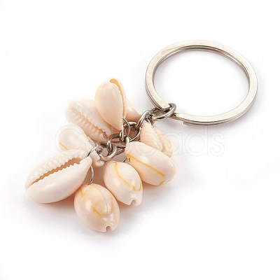 Cowrie Shell Keychain KEYC-JKC00175-1
