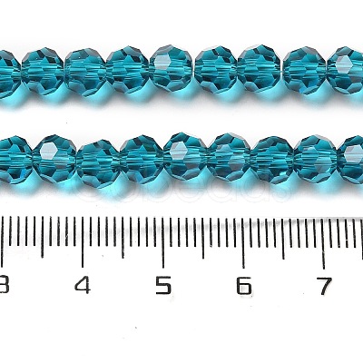 Transparent Glass Beads EGLA-A035-T6mm-D12-1