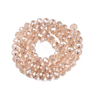 Electroplate Glass Beads Strands EGLA-A044-T8mm-A20-1