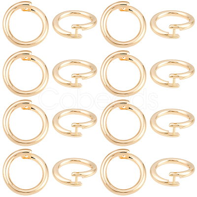 20Pcs Brass Open Jump Rings KK-BBC0023-10D-1
