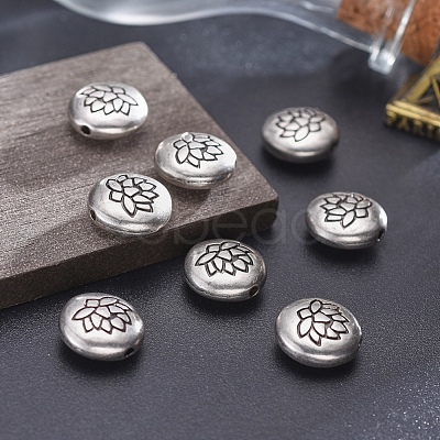 Tibetan Style Alloy Beads TIBEB-Q067-08TAS-NR-1
