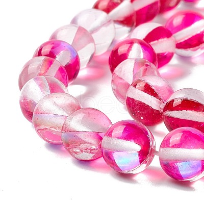 Synthetic Moonstone Beads Strands G-E573-02B-09-1