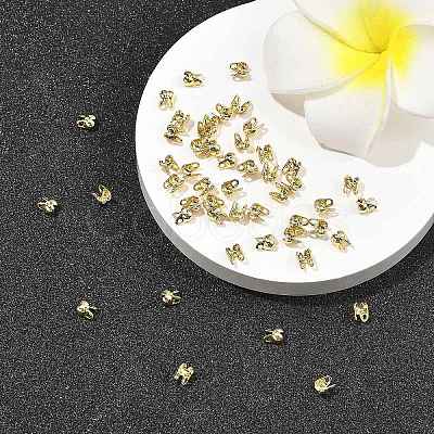 SHEGRACE Brass Bead Tips XGRQ1R759-354G-1