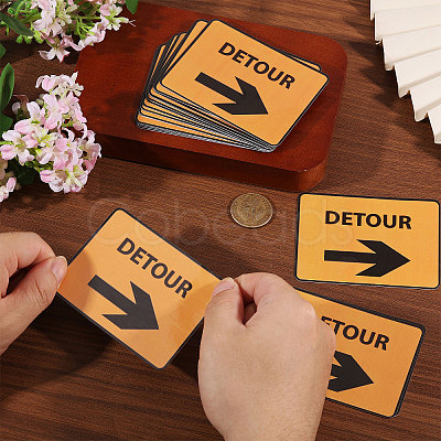 PVC Warning Self Adhesive Stickers DIY-WH0591-669-1