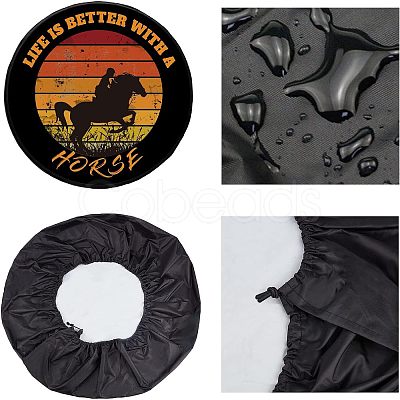 Polyester Tyre Cover AJEW-WH0225-026-1