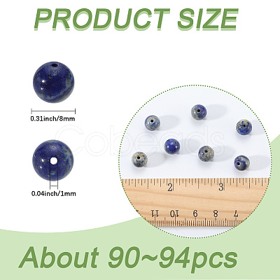 2 Strands Natural Lapis Lazuli Beads Strands G-SP0001-26-1