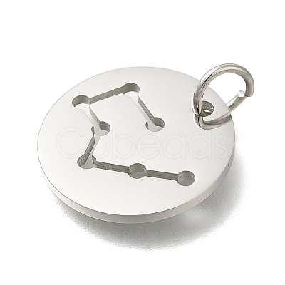 Anti-Tarnish 304 Stainless Steel Pendants STAS-M074-02D-P-1